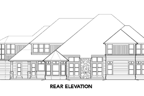 Exterior - Other Elevation for Craftsman House Plan #48-356 - 5 bed, 6.5 bath