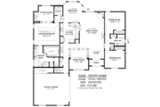 European Style House Plan - 3 Beds 2 Baths 2268 Sq/Ft Plan #424-322 