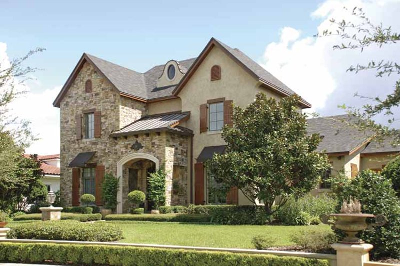 Architectural House Design - Exterior - Front Elevation 7 for European House Plan #1019-5 - 5 bed, 5 bath