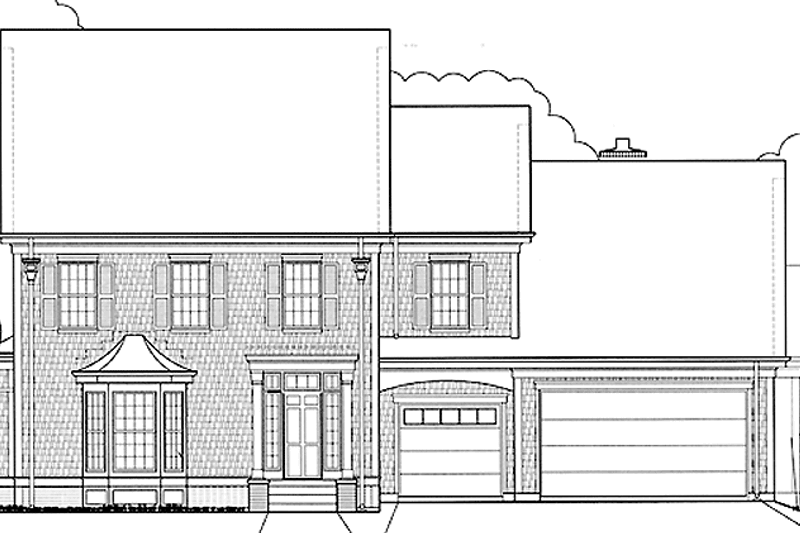 Home Plan - Classical Exterior - Front Elevation Plan #978-16