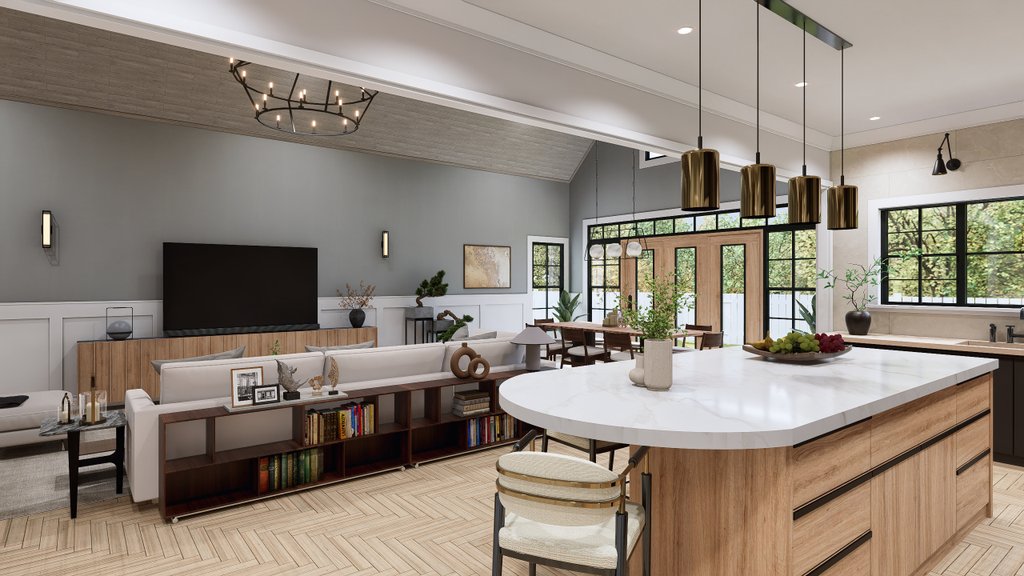 Interior - Other 1 for Traditional House Plan #54-682 - 3 bed, 3 bath