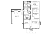 Craftsman Style House Plan - 3 Beds 2 Baths 1845 Sq/Ft Plan #17-2863 