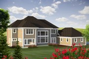 Traditional Style House Plan - 4 Beds 4.5 Baths 3346 Sq/Ft Plan #70-1184 