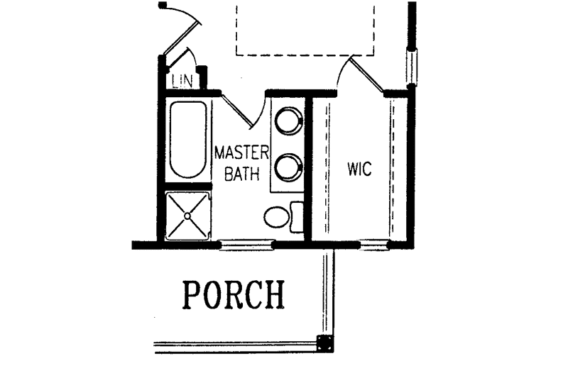 Dream House Plan - Floor Plan - Other Floor 1 for Country House Plan #314-205 - 3 bed, 2 bath