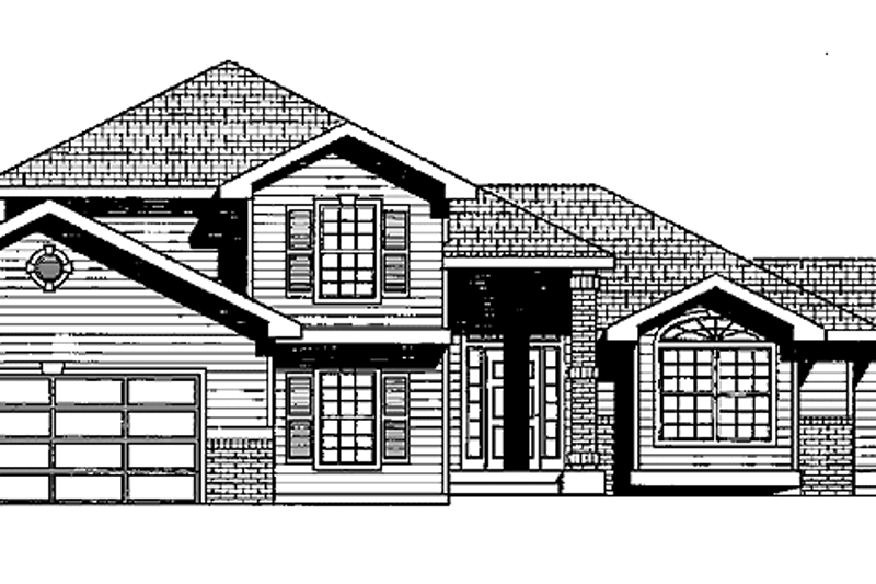 Dream House Plan - Traditional Exterior - Front Elevation Plan #100-506