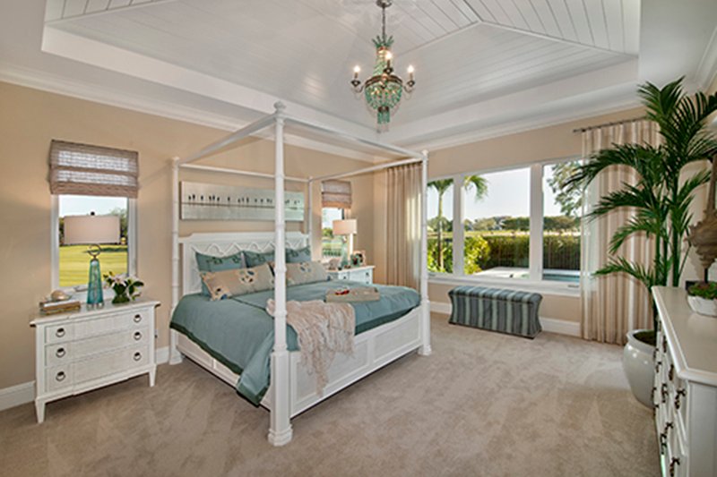 Architectural House Design - Interior - Master Bedroom for Mediterranean House Plan #1017-156 - 3 bed, 3.5 bath