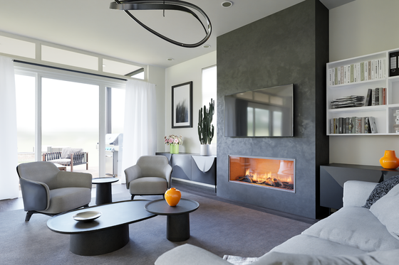 Interior - Family Room 4 for Contemporary House Plan #48-1125 - 3 bed, 2 bath