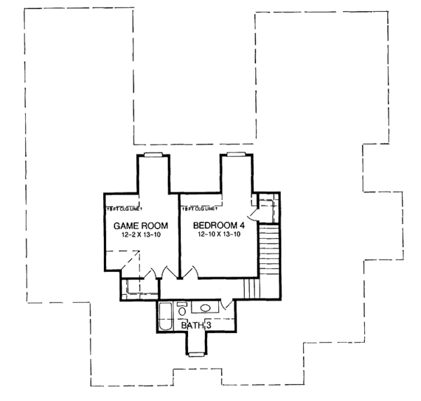 Dream House Plan - Country Floor Plan - Upper Floor Plan #952-130