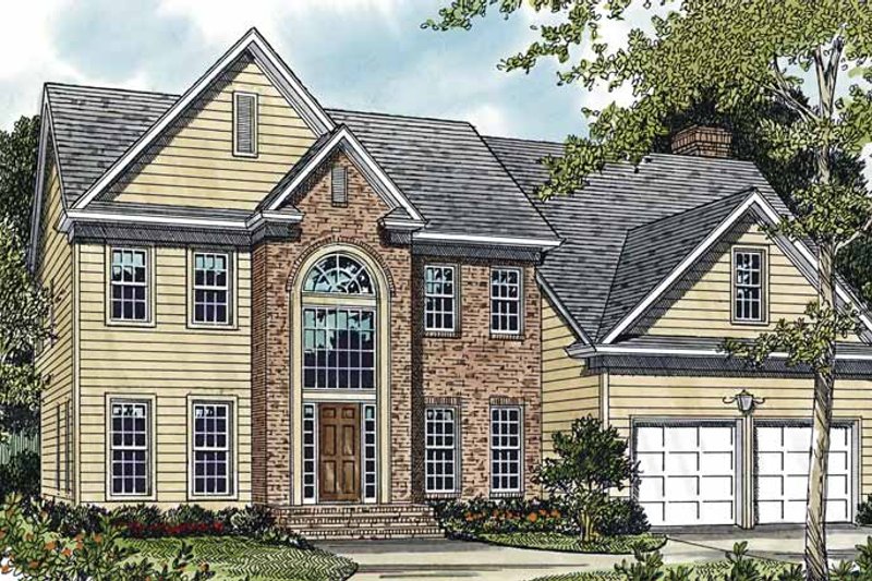 Home Plan - Exterior - Front Elevation 3 for Country House Plan #453-492 - 4 bed, 2.5 bath
