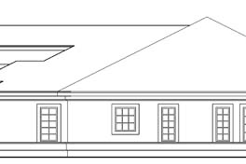 Home Plan - Exterior - Other Elevation 1 for Mediterranean House Plan #124-411 - 3 bed, 2.5 bath