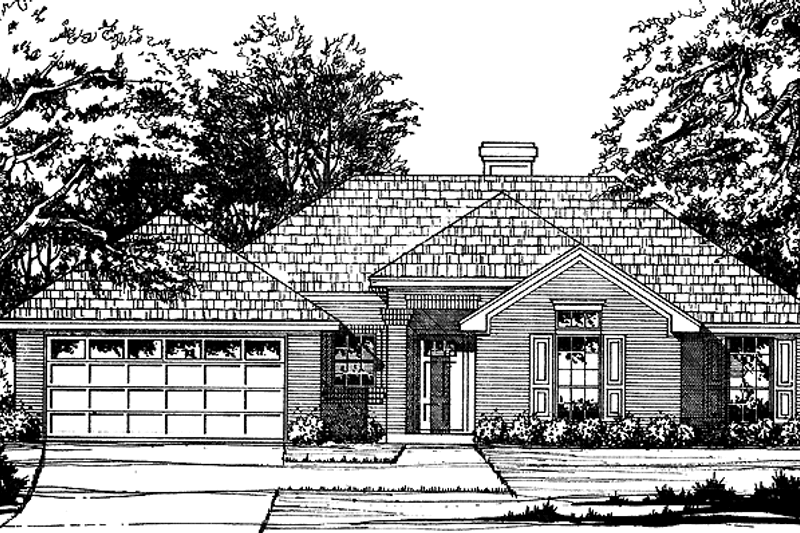 House Plan Design - Traditional Exterior - Front Elevation Plan #40-467