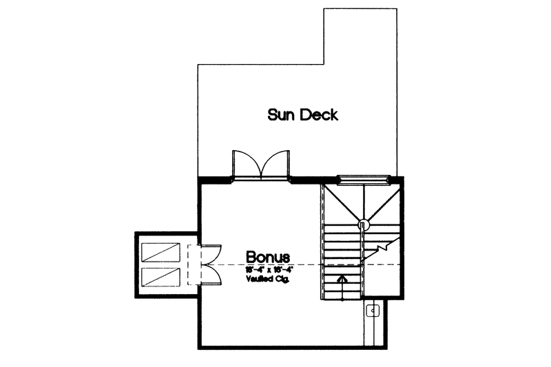 House Blueprint - Floor Plan - Upper Floor for Craftsman House Plan #417-742 - 4 bed, 4 bath