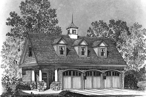 Dream House Plan - Country Exterior - Front Elevation Plan #1016-76