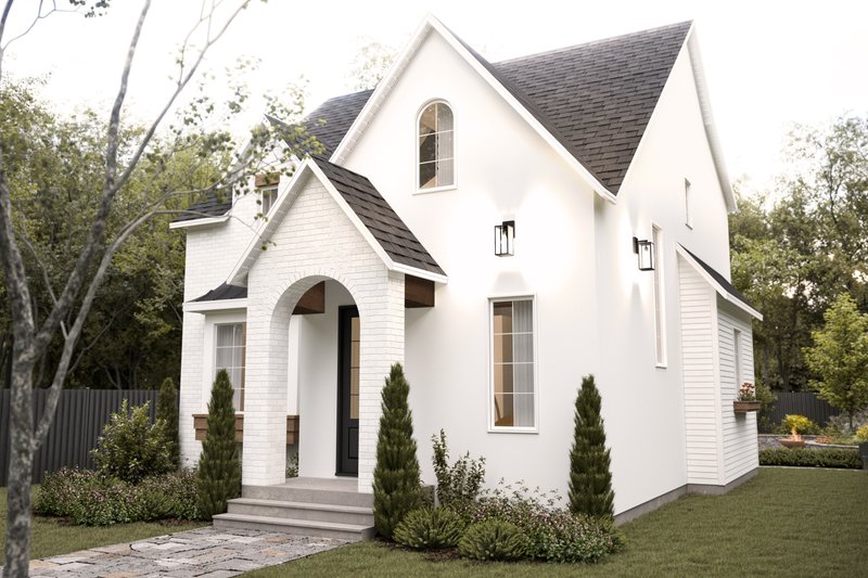 Home Plan - Exterior - Front Elevation 3 for Classical House Plan #23-2813 - 4 bed, 3.5 bath