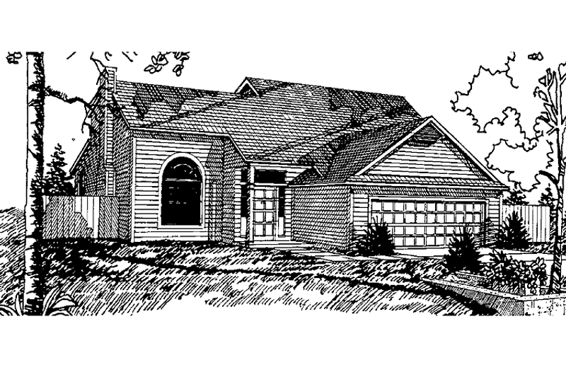 House Plan Design - Contemporary Exterior - Front Elevation Plan #405-270