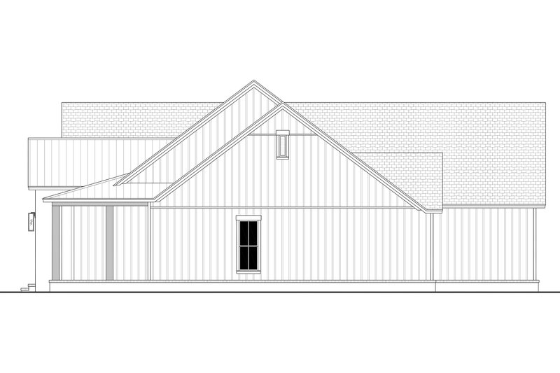 Architectural House Design - Exterior - Other Elevation 1 for Farmhouse House Plan #430-423 - 4 bed, 3.5 bath