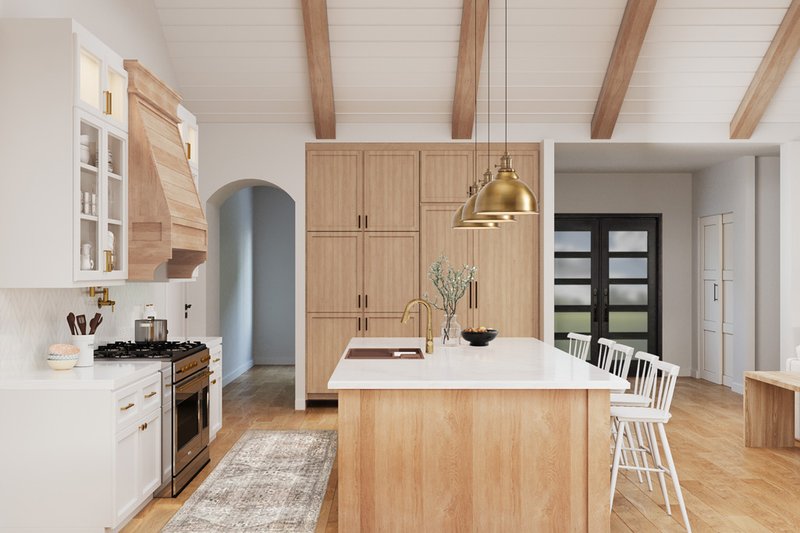 Architectural House Design - Interior - Kitchen 1 for European House Plan #119-441 - 3 bed, 3.5 bath