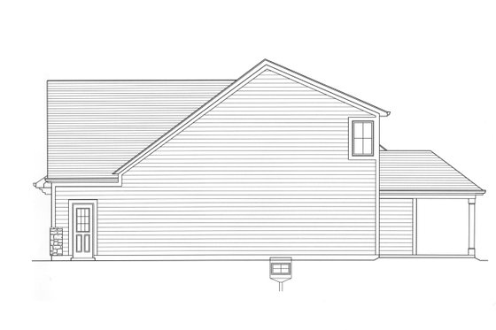 Exterior - Other Elevation for Country House Plan #46-900 - 3 bed, 2.5 bath