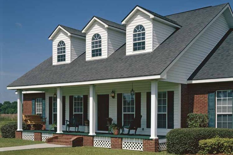 Dream House Plan - Exterior - Front Elevation 4 for Country House Plan #44-201 - 3 bed, 3 bath