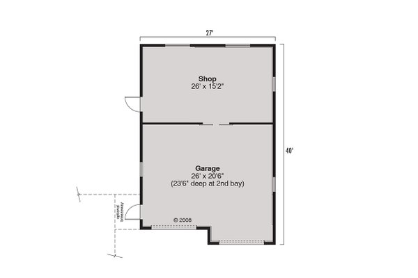 Traditional Floor Plan - Main Floor Plan #124-794