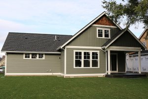 Exterior - Rear Elevation for Craftsman House Plan #1070-50 - 3 bed, 2.5 bath