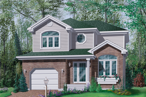 Traditional Exterior - Front Elevation Plan #25-2173