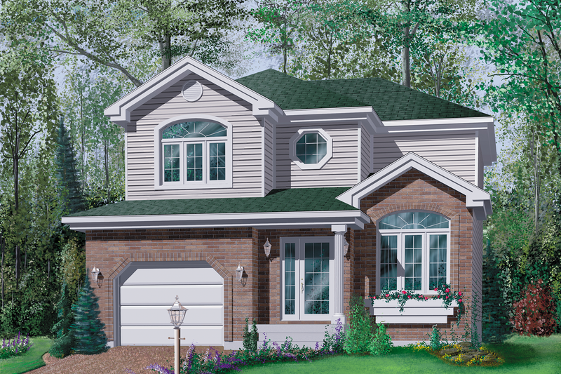 Traditional Style House Plan - 3 Beds 1.5 Baths 1498 Sq/Ft Plan #25-2173