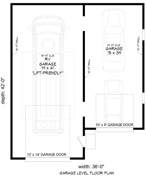 Dream House Plan - Contemporary Floor Plan - Main Floor Plan #932-1011