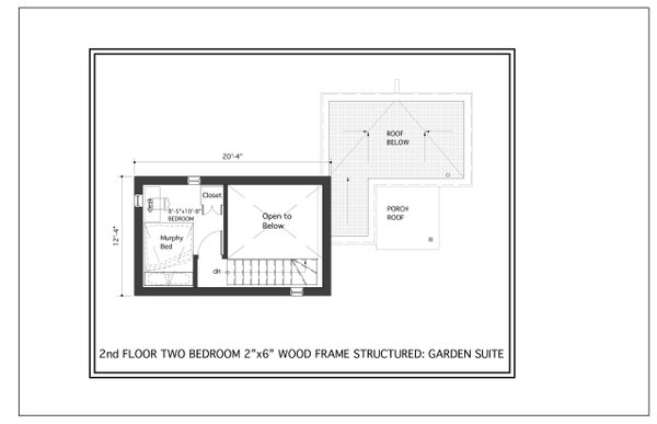 Modern Floor Plan - Upper Floor Plan #905-10