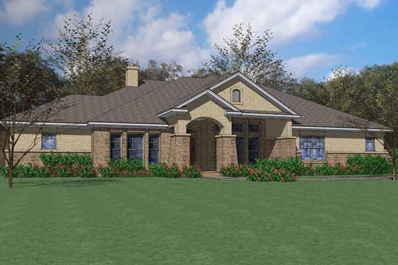 Dream House Plan - Craftsman Exterior - Front Elevation Plan #120-203