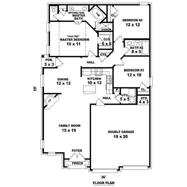 Traditional Floor Plan - Main Floor Plan #81-13664