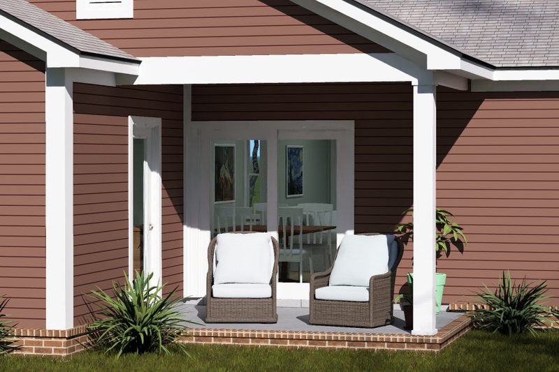 Architectural House Design - Exterior - Other Elevation 1 for Cottage House Plan #513-2456 - 2 bed, 2 bath