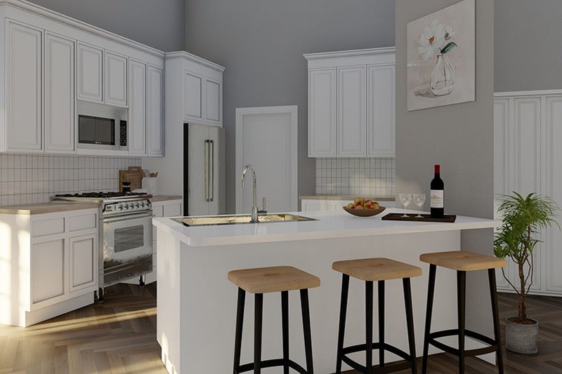 House Plan Design - Interior - Kitchen 1 for Country House Plan #17-176 - 3 bed, 2.5 bath