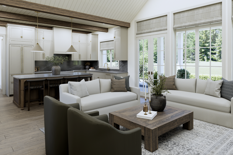Home Plan - Interior - Family Room 2 for Farmhouse House Plan #1114-122 - 3 bed, 2.5 bath