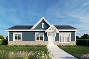 Craftsman Style House Plan - 2 Beds 2 Baths 800 Sq/Ft Plan #112-169 