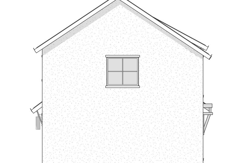 Home Plan - Exterior - Rear Elevation for Contemporary House Plan #1114-47 - 1 bed, 1 bath