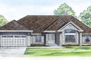Traditional Exterior - Front Elevation Plan #47-294