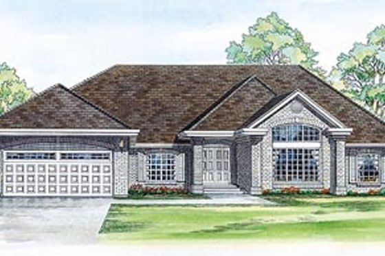 Exterior - Front Elevation for Traditional House Plan #47-294 - 4 bed, 2.5 bath