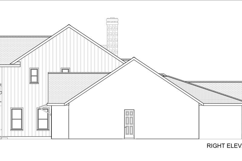 House Blueprint - Exterior - Other Elevation 1 for Traditional House Plan #1058-225 - 4 bed, 5 bath