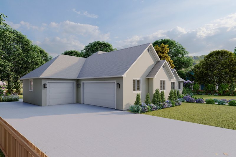 Dream House Plan - Exterior - Other Elevation for Ranch House Plan #1060-26 - 5 bed, 3.5 bath