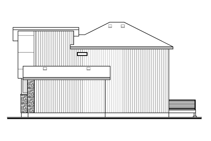 House Design - Exterior - Other Elevation for Modern House Plan #1073-49 - 3 bed, 2.5 bath