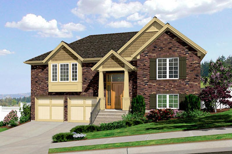 Dream House Plan - Craftsman Exterior - Front Elevation Plan #46-501