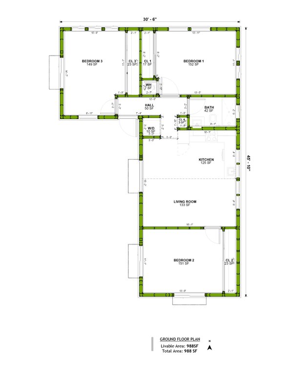 Mediterranean Floor Plan - Main Floor Plan #1106-110