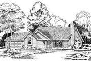 Traditional Style House Plan - 3 Beds 3 Baths 1661 Sq/Ft Plan #312-120 