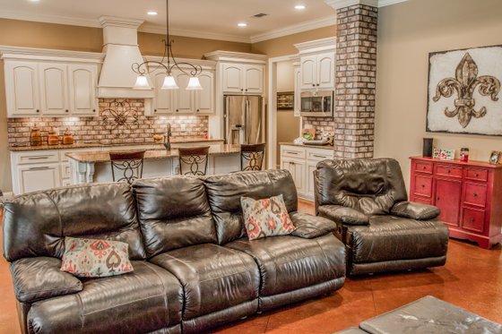 Interior - Family Room 1 for European House Plan #430-107 - 3 bed, 2 bath