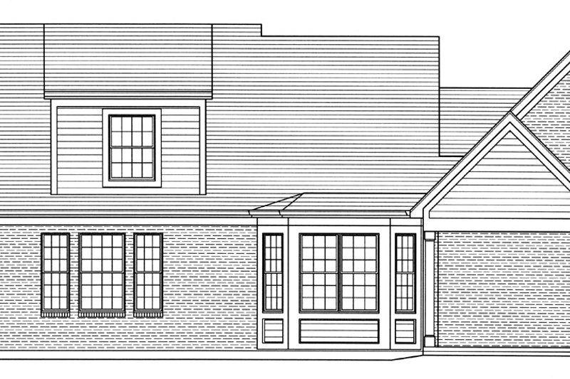 Home Plan - Exterior - Other Elevation for Country House Plan #46-924 - 4 bed, 2 bath