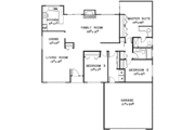 Country Style House Plan - 3 Beds 2 Baths 1660 Sq/Ft Plan #60-846 