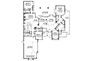 Mediterranean Style House Plan - 3 Beds 3 Baths 2794 Sq/Ft Plan #930-24 