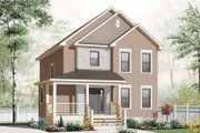 Country Style House Plan - 3 Beds 1.5 Baths 1661 Sq/Ft Plan #23-2550 