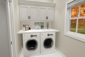Interior - Laundry for Bungalow House Plan #51-1355 - 3 bed, 2.5 bath